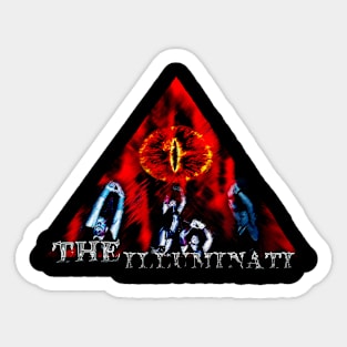 The Illuminati Unreleased Retro Sticker